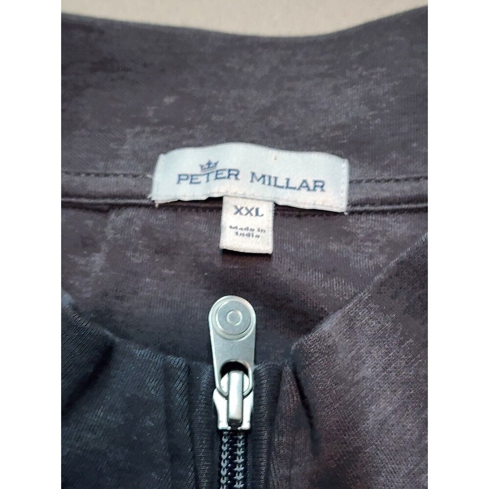 PETER MILLAR Men's 1/4 Zip Pullover Gray Size XXL - Picture 4 of 10